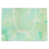 霧がかったシャムロック大 ラージペーパーバッグ (正面)