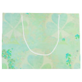 霧がかったシャムロック大 ラージペーパーバッグ (裏面)