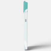 霧がかったブルーガールビッグアフロホワイトサングラス Case-Mate iPhoneケース (裏面 / 左)