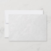 霧がかった山の花 |ソフトグレージ結婚オメトリRS 出欠カード (裏面)