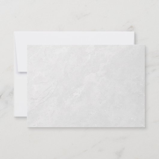 霧がかった山の花 |ソフトグレージ結婚オメトリRS 出欠カード (裏面)