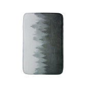 霧がかった山林の秋の霧 バスマット (正面縦)