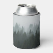 霧がかった山林の秋の霧 缶クーラー (缶正面)