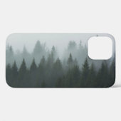 霧がかった山林の秋の霧 Case-Mate iPhoneケース (裏面 (横))