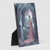 霧がかった月夜 フォトプラーク (側面)