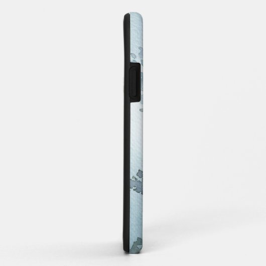 霧がかった灰色の水色の木 Case-Mate iPhoneケース (裏面/右)