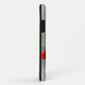 霧がかった背景の赤いポピー Case-Mate iPhoneケース (裏面/右)