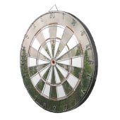 霧がかった霧の森の木 ダーツボード (正面右)