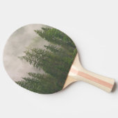 霧がかった霧の森の木 卓球ラケット (横)