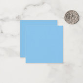 霧がかった青の色、フラットカード ノートカード (正面/裏面インサイチュ)