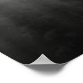 霧が立つ山の上を横切る ポスター (角)