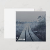 霧が立つ沼地 (正面/裏面)