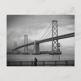 霧が立つ湾の日 ポストカード