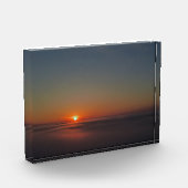 霧が立つ異世界の日の出 フォトブロック (左)