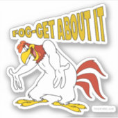 霧で物事を把握する シール (正面)