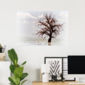 霧で独身の沼の木を張る ポスター (ホームオフィス)