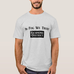 霧で私達は-人のTを信頼します Tシャツ