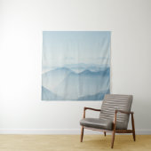 霧で覆われた山 タペストリー (インサイチュ)