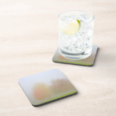 霧で覆われる秋の木 コースター (右側)