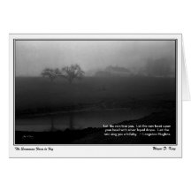 霧で覆われるScammanの農場