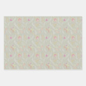 霧とクリームとセージの中の呪文 ラッピングペーパーシート (正面3)