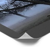 霧と木のポスター ポスター (角)