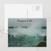 霧と蹄鉄の秋のメイド ポストカード (正面/裏面)