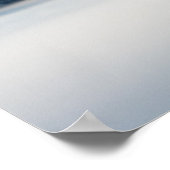 霧と雪山の海 ポスター (角)