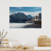 霧と雪山の海 ポスター (キッチン)