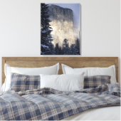 霧に包まれた山2 キャンバスプリント (インサイチュ (寝室))