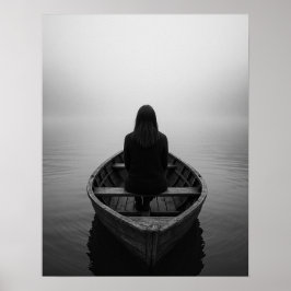 霧に包まれて - ひとり旅の女性アーティスト ポスター