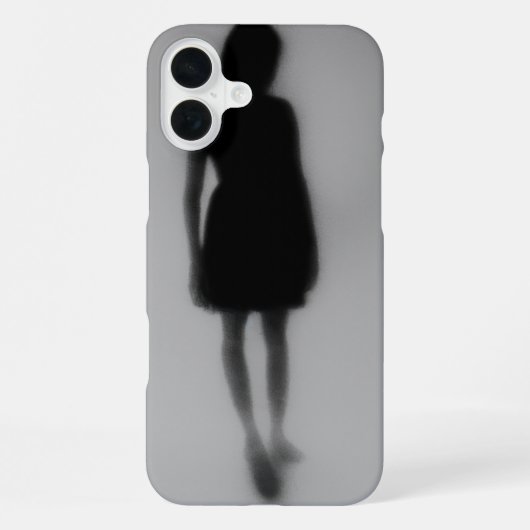 霧に消える足跡 iPhoneケース (裏面)