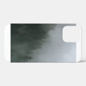 霧に覆われた緑の松 Case-Mate iPhoneケース (裏面 (横))