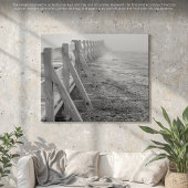 霧のかかったイエローストーン跡 キャンバスプリント