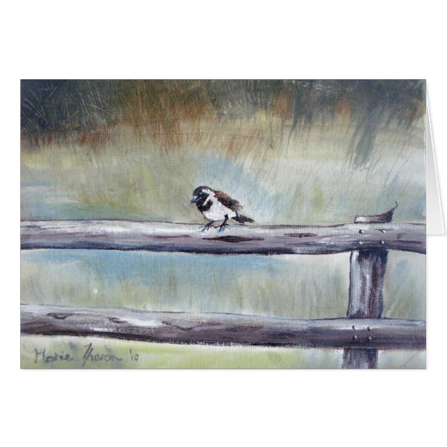 霧のすずめ (正面横)