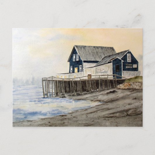 霧のはがきを通して ポストカード (正面)