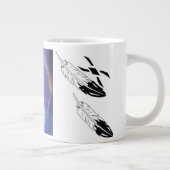 霧のオオカミ ジャンボコーヒーマグカップ (右)