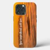 霧のカスタム風景の上にあなたの文字の日の出 Case-Mate iPhoneケース (裏面)