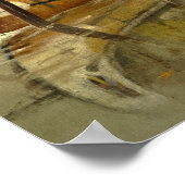 霧のカヌー，スーペリア湖， 1869 by Hopkins ポスター (角)