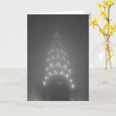 霧のクライスラBuiding カード (黄色い花)