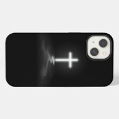 霧のケースにクロス – メイトiPhoneケース iPhoneケース (裏面横)