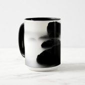 霧のコーヒーカップのオレゴンの海岸Brookings マグカップ (正面左)