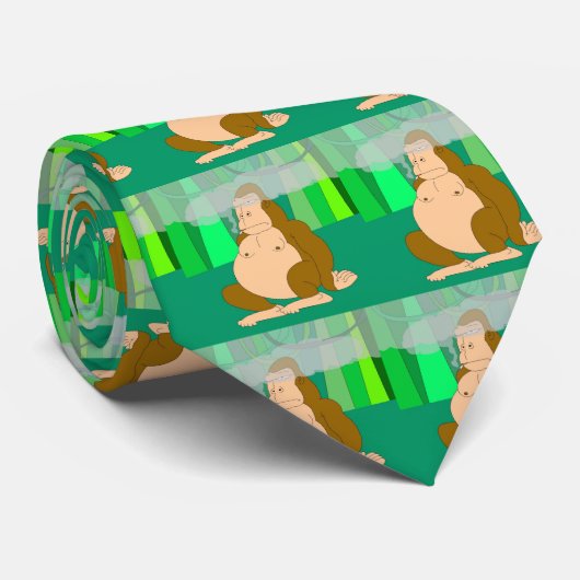 霧のゴリラ ネクタイ (ロール)