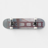 霧のゴールデンゲートブリッジ スケートボード (横)