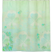 霧のシャムロック シャワーカーテン (正面)