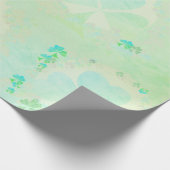 霧のシャムロック ラッピングペーパー (角)