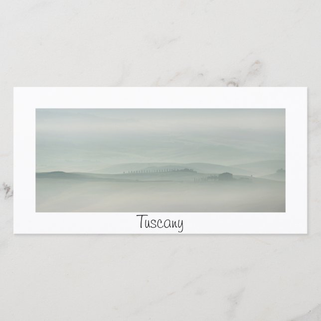 霧のトスカーナのパステル朝 (正面)