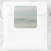 霧のトスカーナのパステル朝 スクエアシール (バッグ)