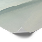 霧のトスカーナのパステル朝 ポスター (角)