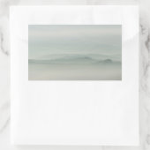 霧のトスカーナのパステル朝 長方形シール (バッグ)